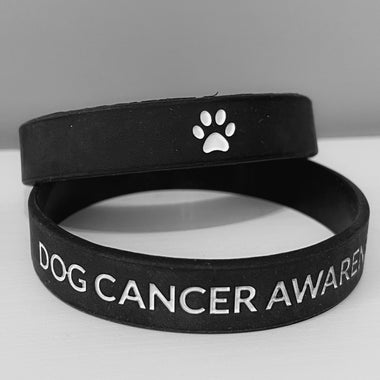 Dog Cancer Awareness Silicone Wristband