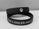 Dog Cancer Awareness Silicone Wristband